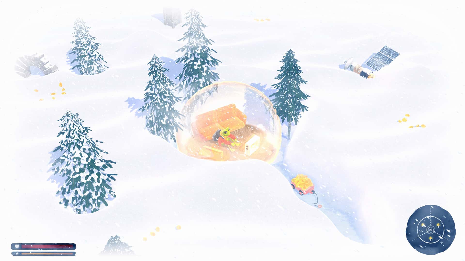 蛙穿雪境 Froggy Hates Snow 中文版背景